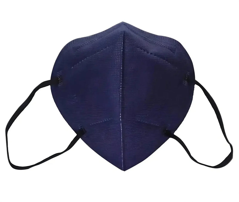 Brookwood Med KN95 Face Masks, CE Certified, 5PLY, Protective Mask, K95 Respirator-FuturePPE-Navy-10 Masks-Dr Medic