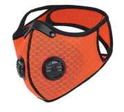 FuturePPE Mesh Sports Face Mask With a 5-Layer Carbon Activated Filter-FuturePPE-Orange-Dr Medic