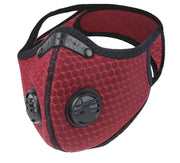 FuturePPE Mesh Sports Face Mask With a 5-Layer Carbon Activated Filter-FuturePPE-Red-Dr Medic